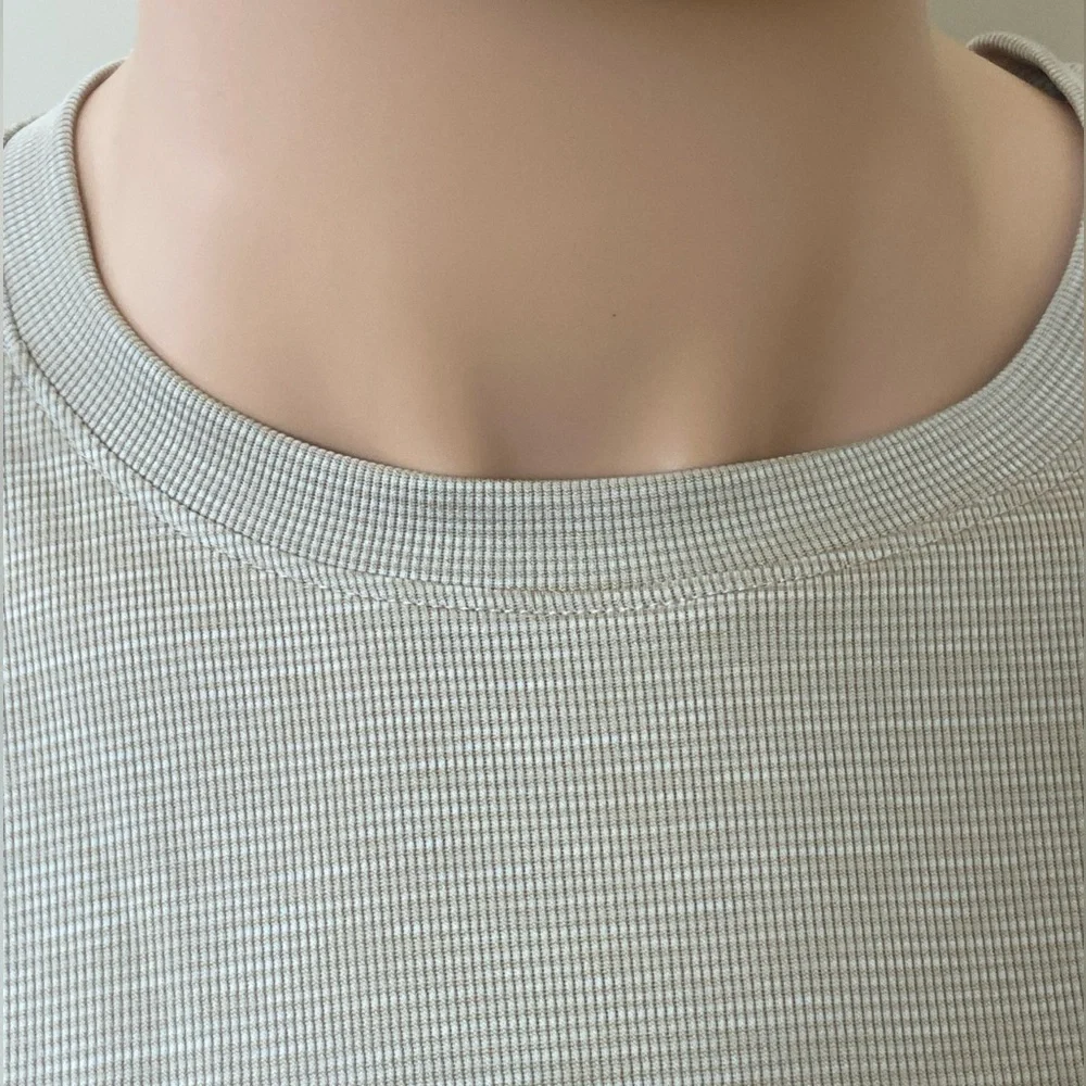 Under Armour Big & Tall Tech Textured Short Sleeve Tee- City Khaki - Picture 5 of 16